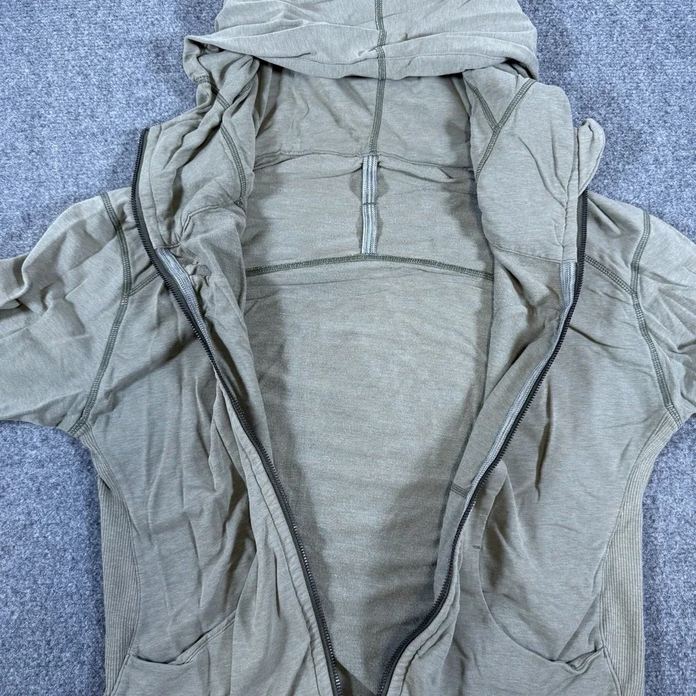 Lululemon Hoodie Womens 8 Green Full Zip Lightweight Athleisure Running Jacket‎